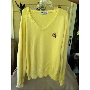 Vintage 1980s V-neck Green Bay Packers Men's Sweater Mens XL Coach